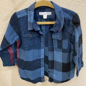 SOLD* Burberry toddler button-up